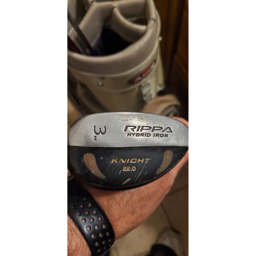Knight Rippa 3 hybrid rh single golf club 22° platinum hi modulus low torque